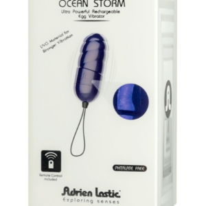 Ocean Storm ovetto vibrante 10 x super potente con telecomando ricaricabile USB
