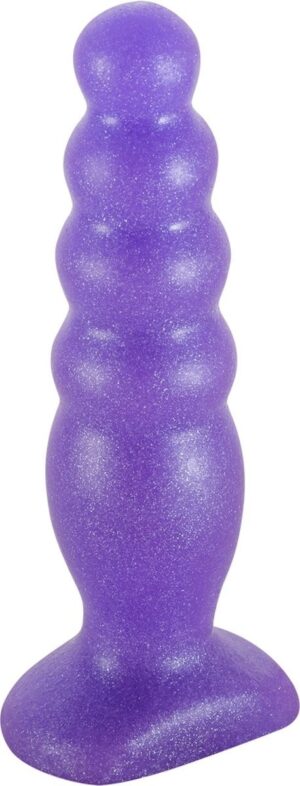 10-229.jpg plug anale Large Bubble Back door viola 14 , 5 cm giochi anal progressivo