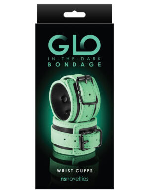 Manette Bianche Fluo glo in the dark wrist cuffs bondage sadomaso fetish