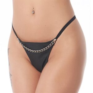 rimba-bondage-play-g-string-with-chain-black (2) Perizoma Rimba Bondage Play G-String Real Leather nero pelle