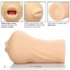 CalExotics Stroke It Mouth Masturbatore Uomo Orale TPR iper Realistico 17,75 cm Pure Skin