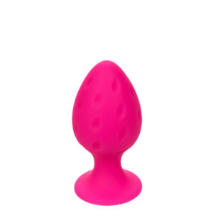 Plug anale set 2 pezzi silicone S L texture base ventosa – vista prodotto 11