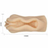 Masturbatore Uomo Baile Temptation Passion Lady 3D Flesh Morbido con Texture Interna, Manuale