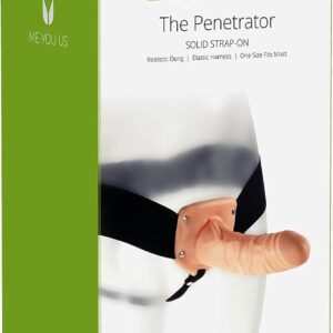 Strap-On Me You Us The Penetrator Solid 15 cm Flesh con Dildo Pieno e Harness Elastico 71–114 cm