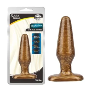 Plug Anale Chisa Dark Muscle Stag Kaufmann 13,7 cm Gold con Ventosa