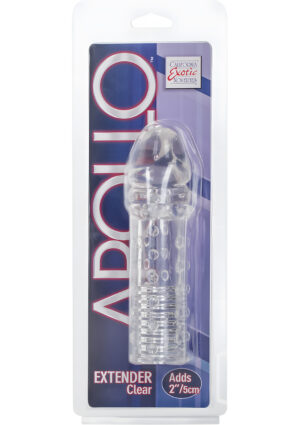 Guaina Pene CalExotics Apollo Extender TPR 16 cm Estensione +5 cm - sex toy Guaina Pene CalExotics Apollo Extender TPR 16 cm Estensione +5 cm - sex toy