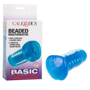 Masturbatore Uomo CalExotics Basic Essentials TPR 12,7 cm con Sfere - sex toy