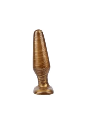 Plug Anale Chisa Dark Muscle Stag Kaufmann 13,7 cm Gold con Ventosa