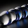 Pipedream Icicles No.5 18 cm - sex toy in vetro Sex toy in vetro Pipedream Icicles No.5 18 cm trasparente blu