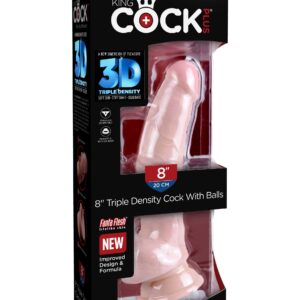 Dildo Realistico Pipedream King Cock Plus 20 cm Triple Density Ventosa