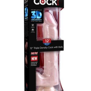 Dildo XXL Pipedream King Cock Plus 30 cm Triple Density con Ventosa